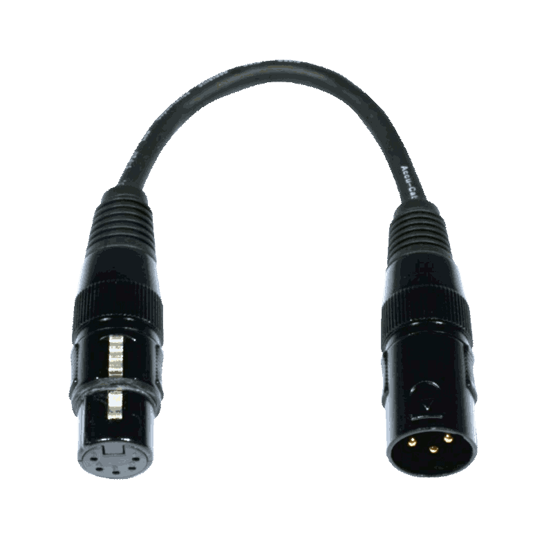 XLR DMX Adapter 3pol. > 5pol.