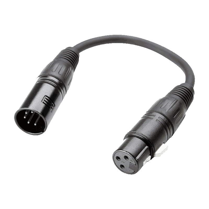 XLR DMX Adapter 5pol. > 3pol.